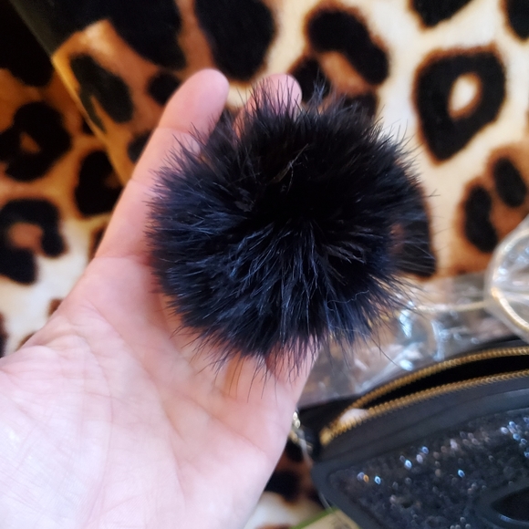 NWT Kate Spade "Dress The Part" black glitter clutch. - Picture 9 of 9